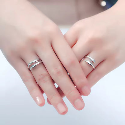 Bague Câlin Ajustable Argentée