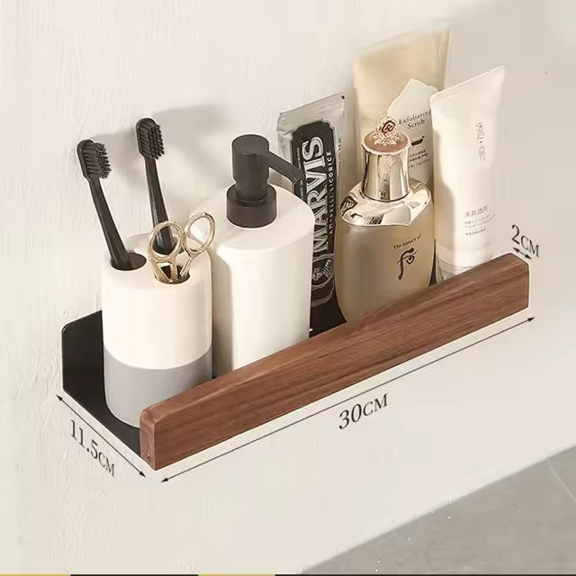 Étagère Murale – Bois – Rebord