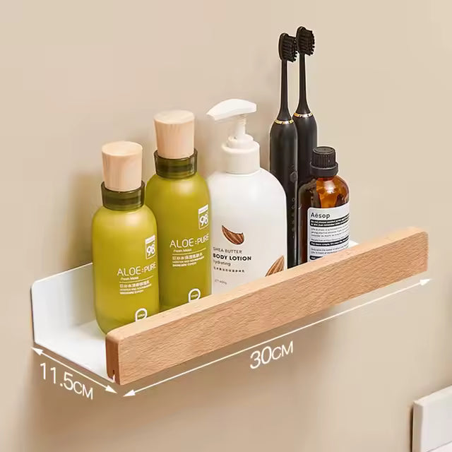 Étagère Murale – Bois – Rebord