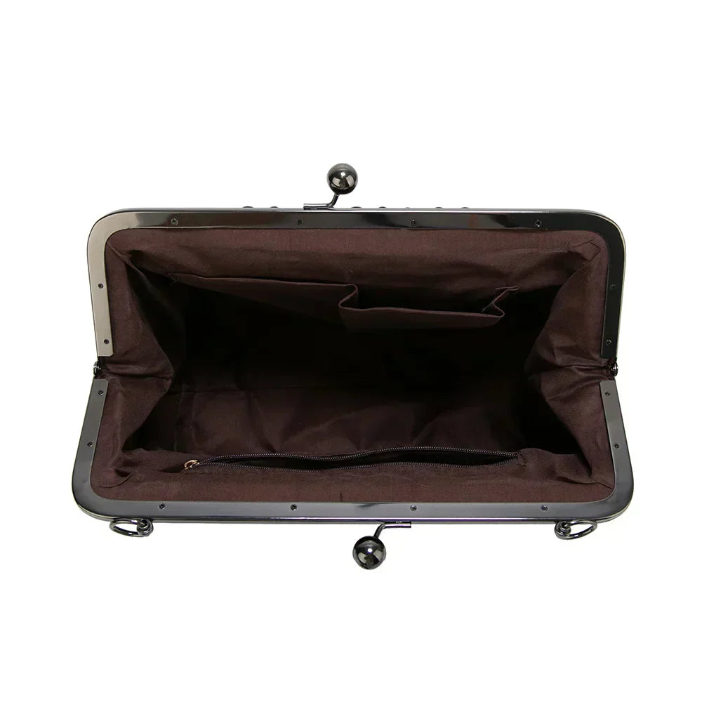 Améliane Sac à Main Vintage en Cuir | Sac Bandoulière Rétro et Intemporel