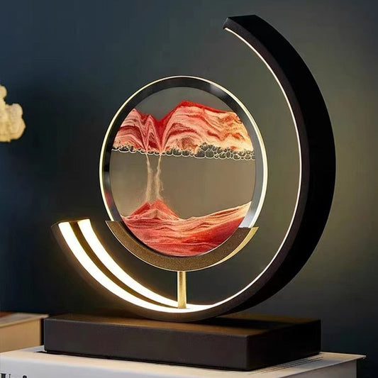Lampe à Sable LED – Blanc Chaud – Bureau