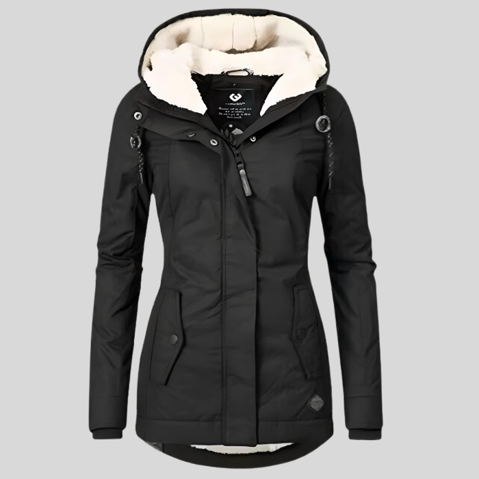 Parka Hiver Femme – Doublure Polaire – Capuche