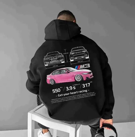 Sweat à capuche Racing Oversize