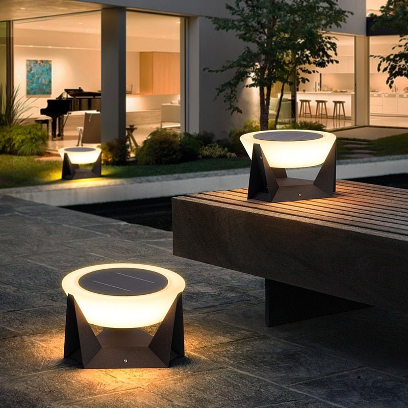 Lampe Solaire Extérieure Jardin – LED – Étanche