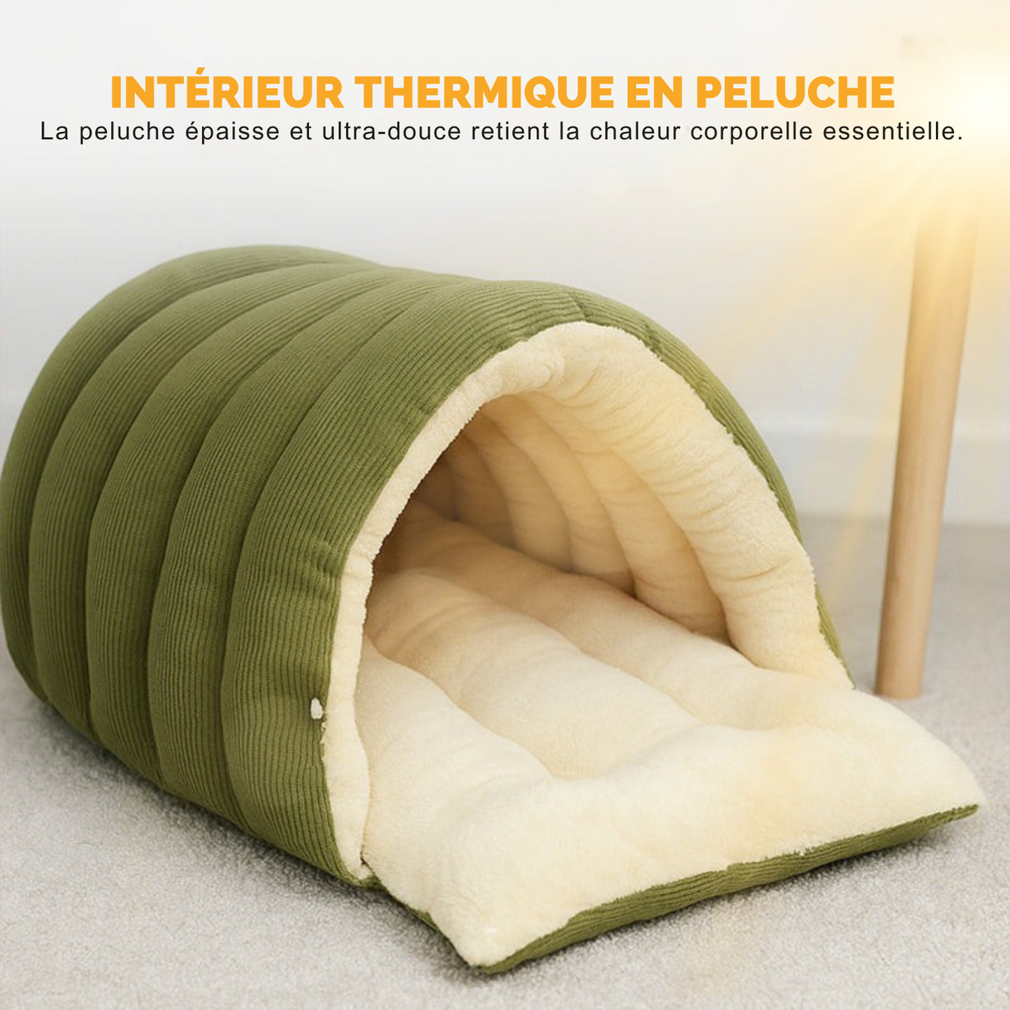 Grotte Cocoon Peluche Chat Chien