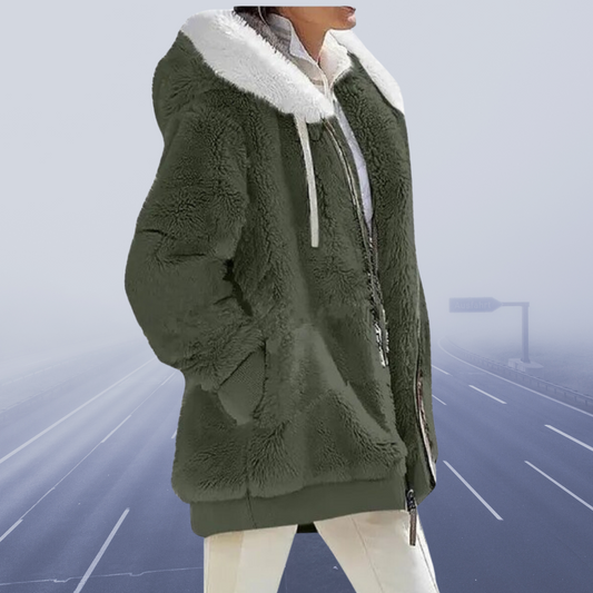 Veste Polaire Femme à Capuche