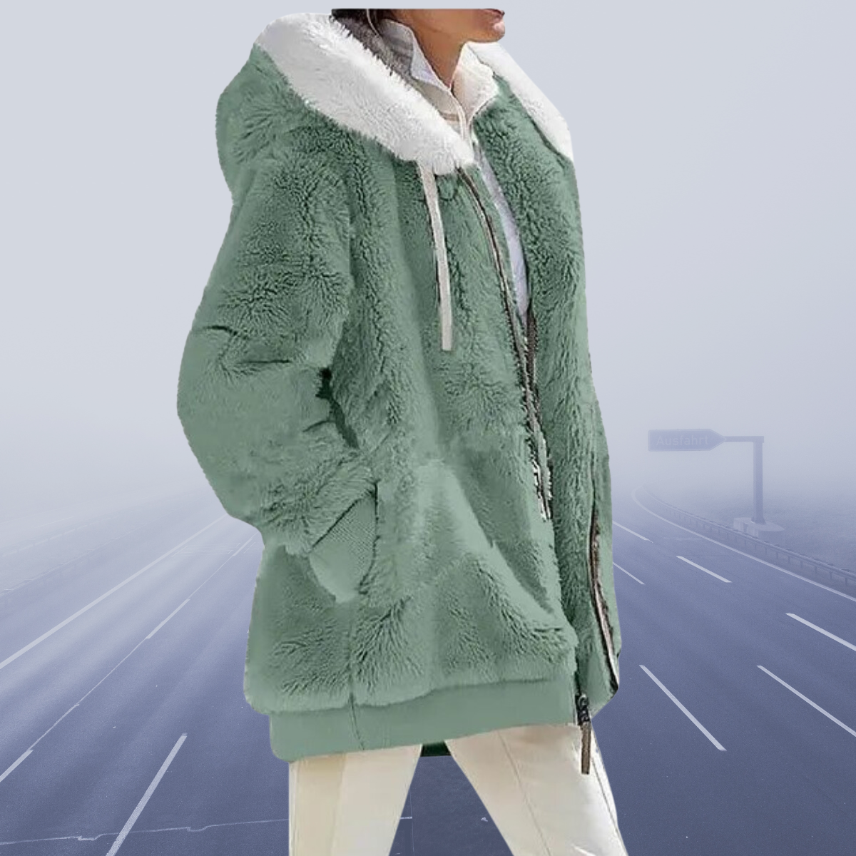 Veste Polaire Femme à Capuche