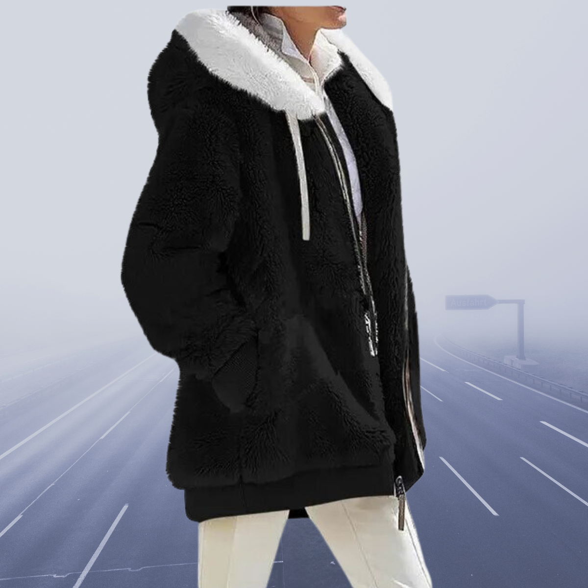 Veste Polaire Femme à Capuche