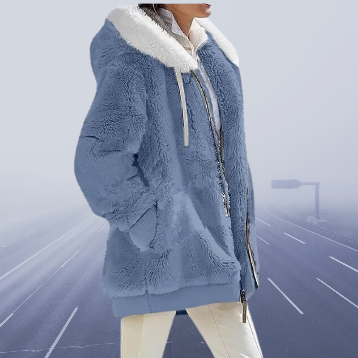 Veste Polaire Femme à Capuche