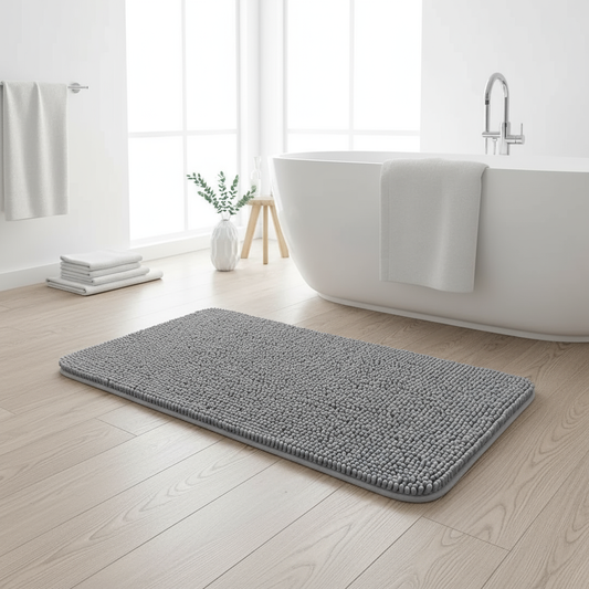 Tapis de Bain Chenille – Épais – Absorbant