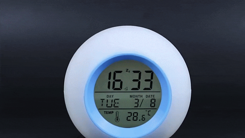 Réveil Lumineux Enfant – Veilleuse LED – Chambre