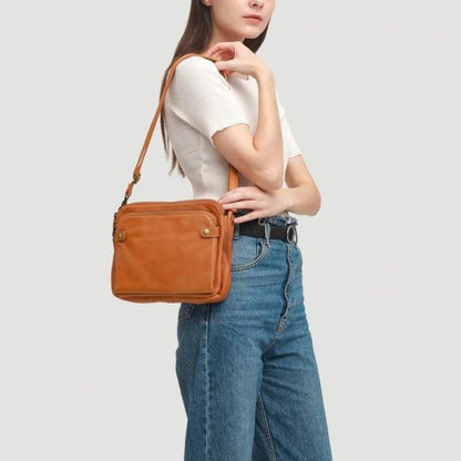 Zéphira Sac Porté Travers Luxe pour Femme | Sac d’Épaule en Cuir Pleine Fleur Premium