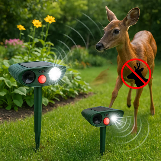 Répulsif Solaire Ultrason Anti-Cerfs