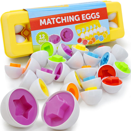 Jeu Œufs Éducatifs Enfant – Formes – Couleurs