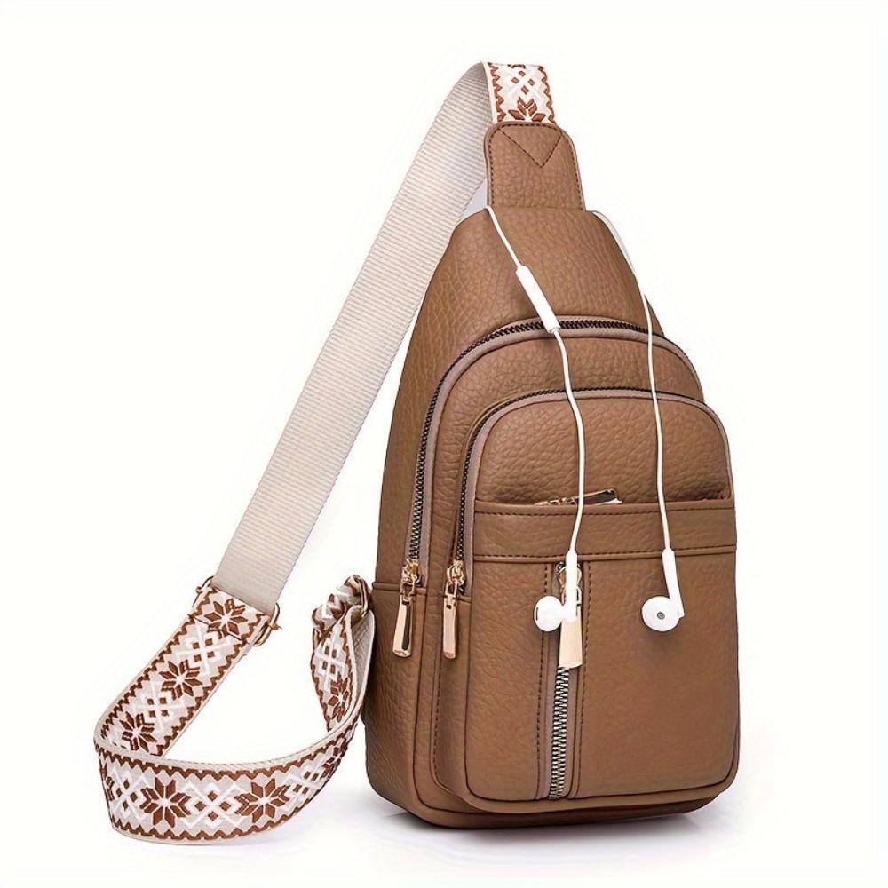 Clémentea Sac à Bandoulière Rétro en Cuir | Sac a Main Compact pour Femme