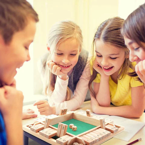 Jeu Bois Familial Calcul Dés