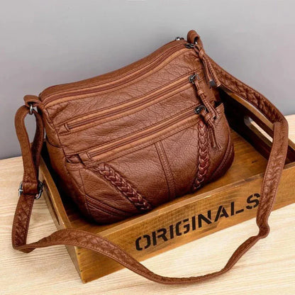 Vélie Sac Bandoulière Tressé | Sac Bandoulière Élégant et Confortable