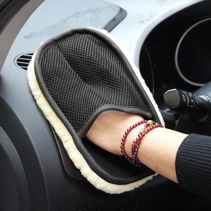Gant de Lavage Voiture – Microfibre Douce – Prise Confortable