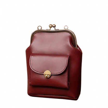 Hélène Sac à Main en Cuir pour Femme | Sac Bandoulière Rétro Classique