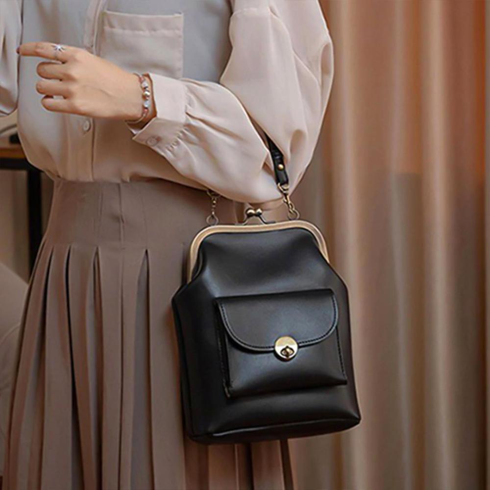 Hélène Sac à Main en Cuir pour Femme | Sac Bandoulière Rétro Classique