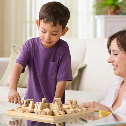 Jeu Bois Familial Calcul Dés
