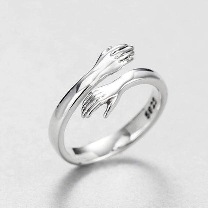 Bague Câlin Ajustable Argentée