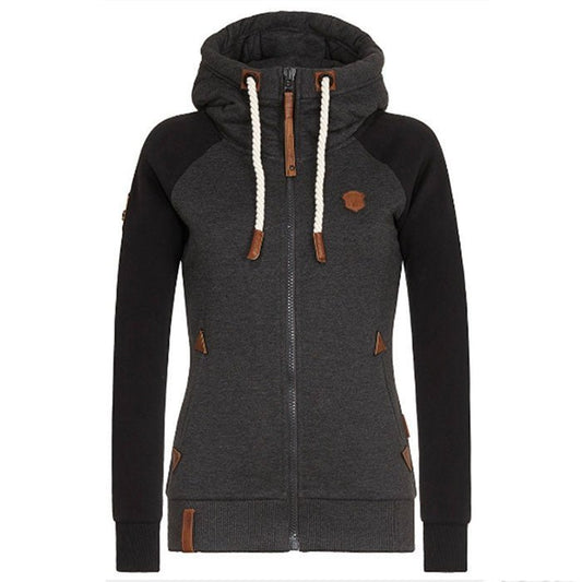 Sweat Zippé Femme à Capuche