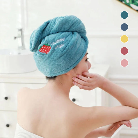 Serviette Cheveux Microfibre Séchage Rapide