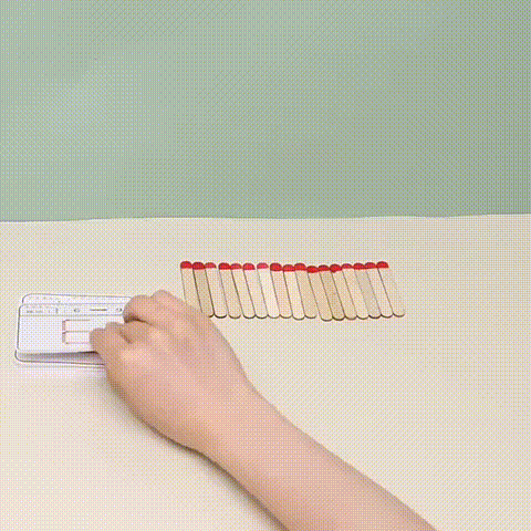 Jeu Allumettes Montessori – Logique – Enfants