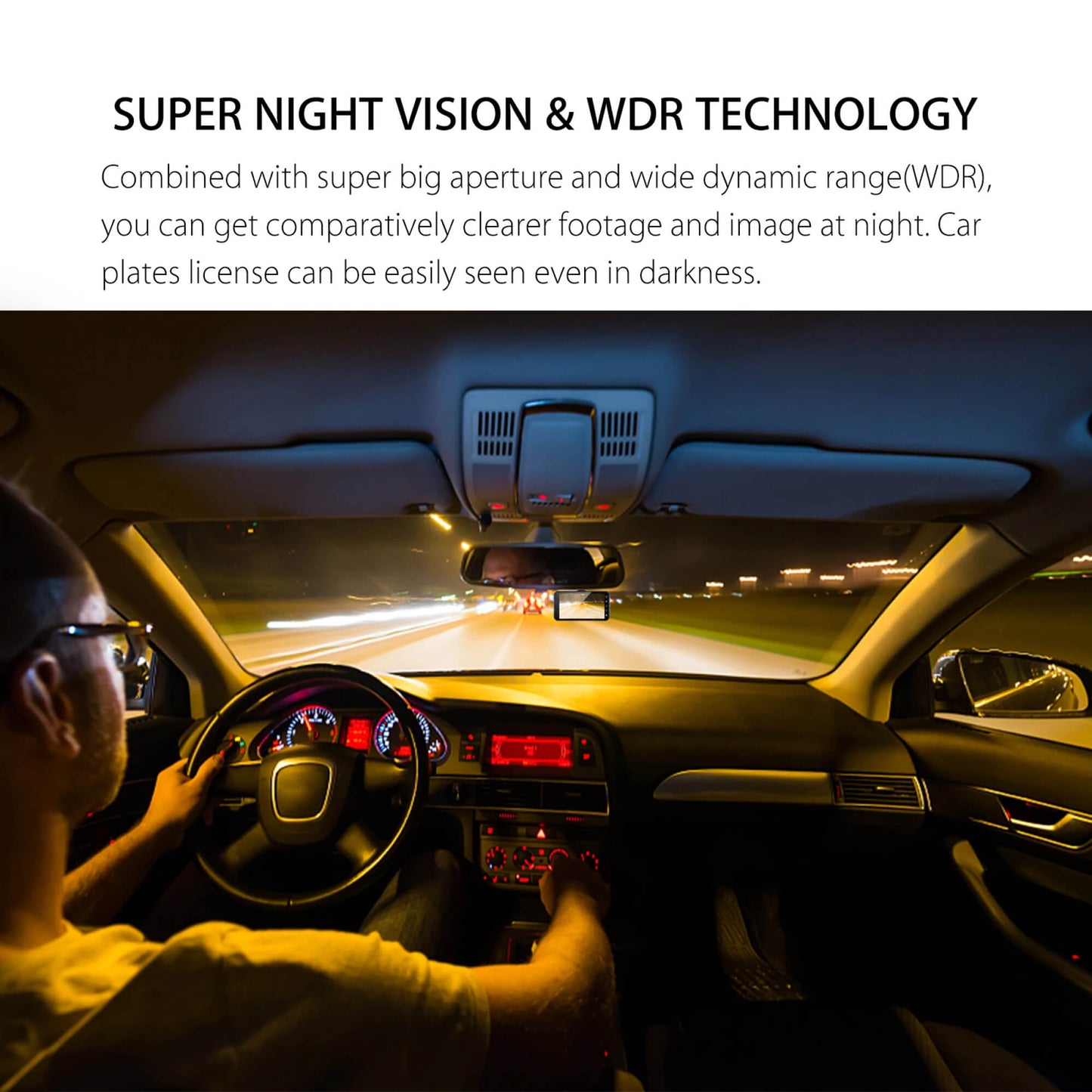 Dashcam Double Avant Arrière 1080P