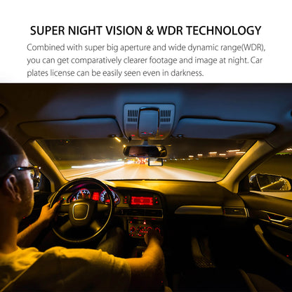 Dashcam Double Avant Arrière 1080P