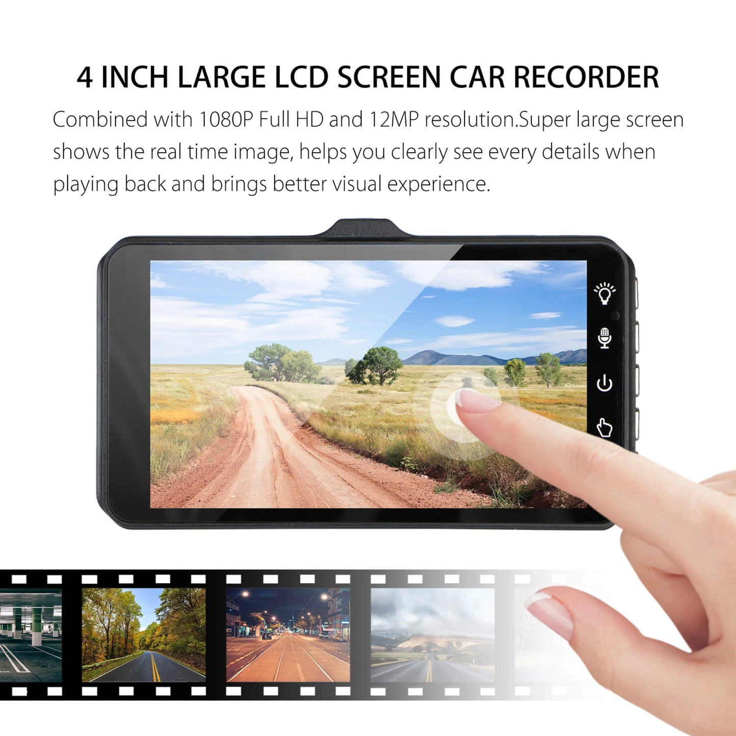 Dashcam Double Avant Arrière 1080P