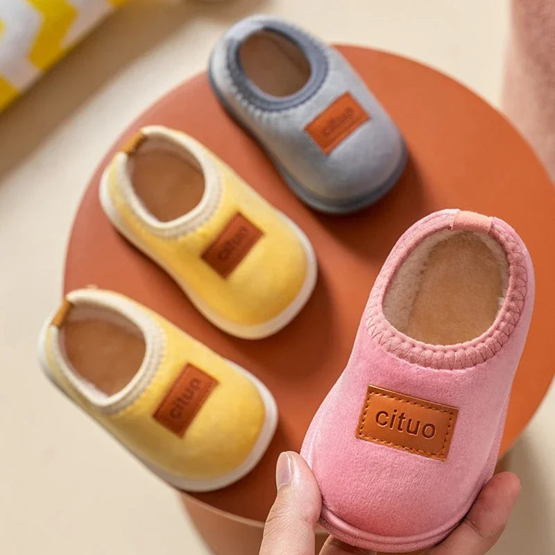 Pantoufles d'Hiver pour Enfants | Chaleur Antidérapante