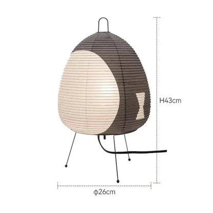 Lampe de Table Japonaise Wabi-Sabi