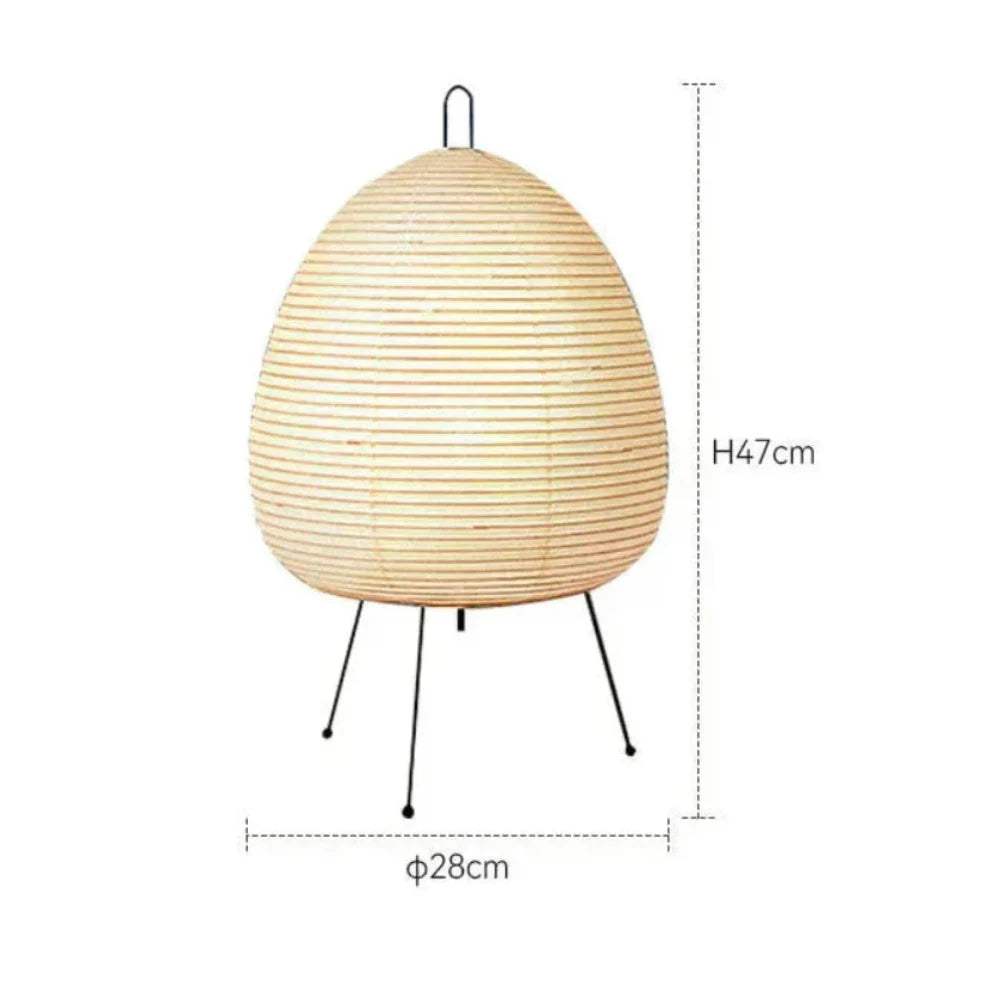 Lampe de Table Japonaise Wabi-Sabi