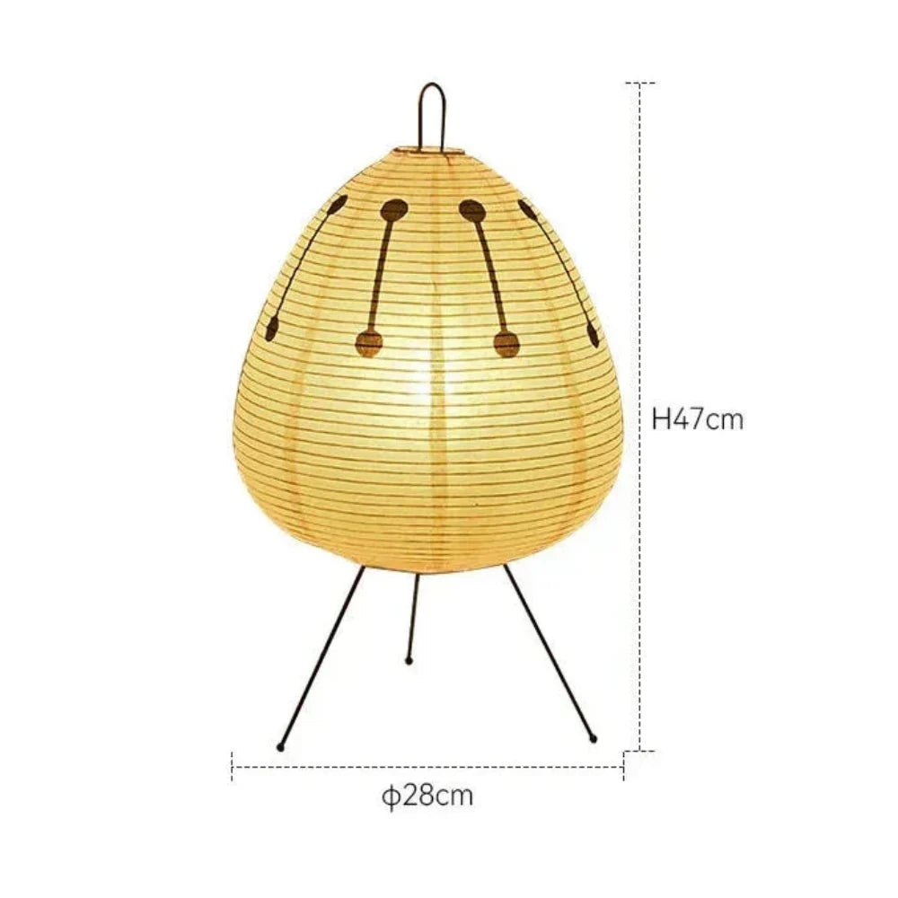 Lampe de Table Japonaise Wabi-Sabi