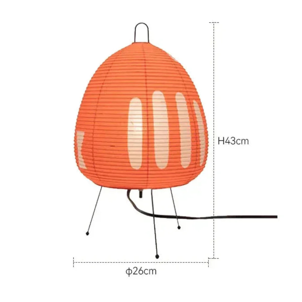 Lampe de Table Japonaise Wabi-Sabi