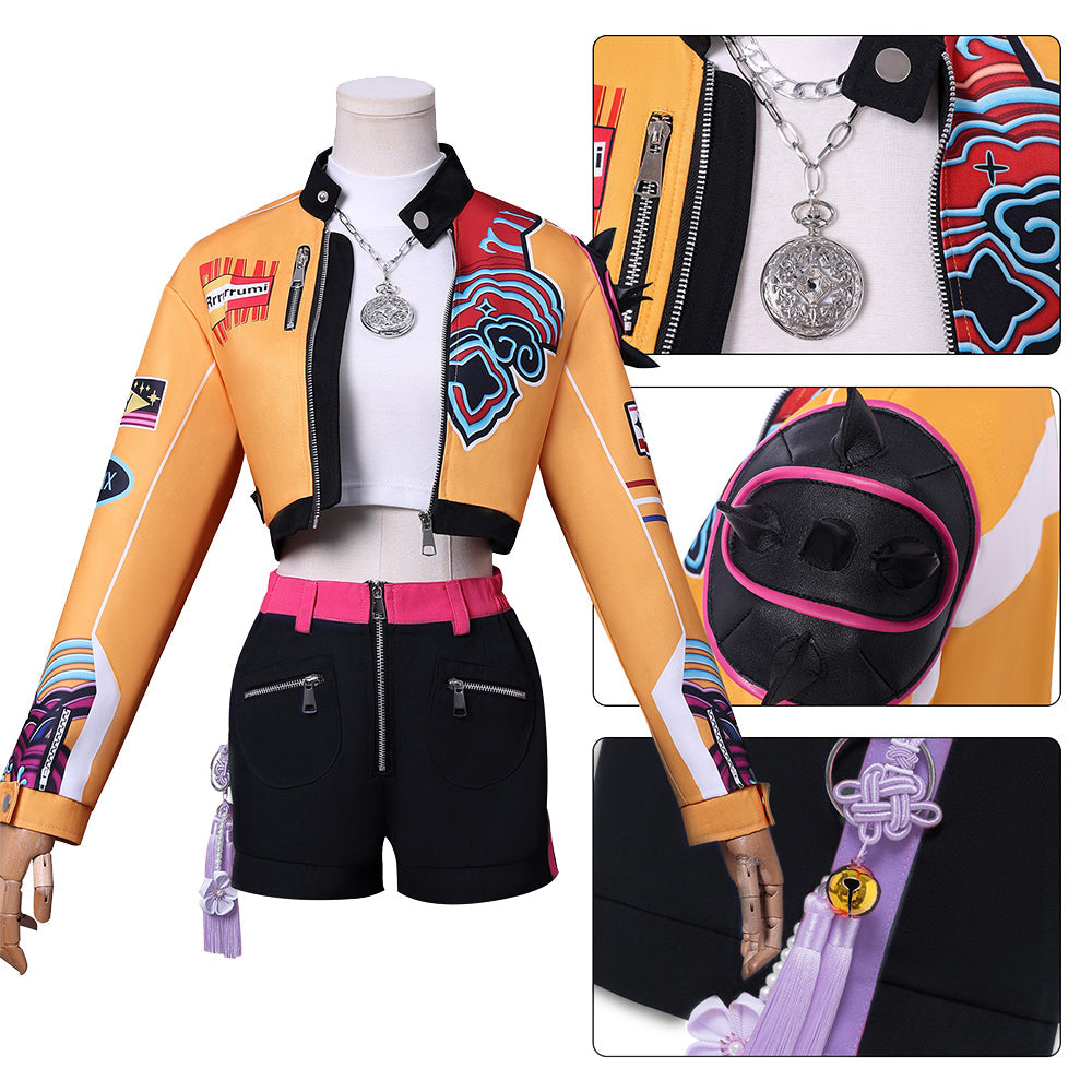 Costume Pop Démon Jaune Noir