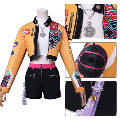 Costume Pop Démon Jaune Noir