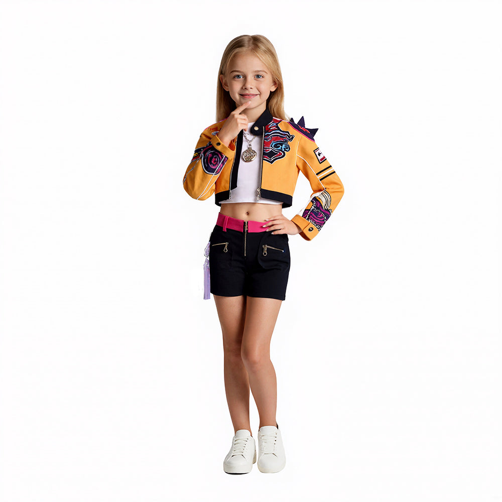 Costume Pop Démon Jaune Noir