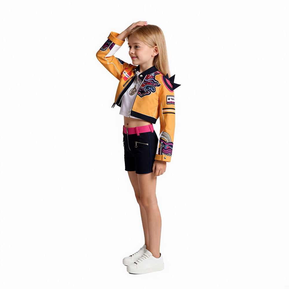 Costume Pop Démon Jaune Noir