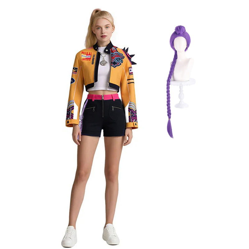 Costume Pop Démon Jaune Noir