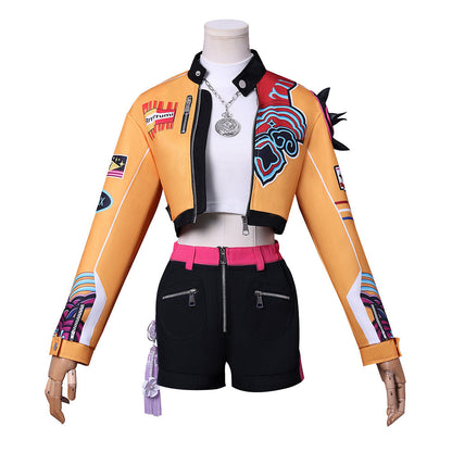 Costume Pop Démon Jaune Noir