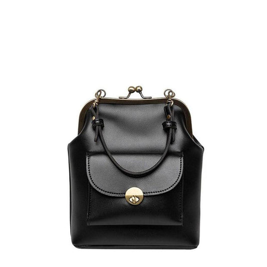 Hélène Sac à Main en Cuir pour Femme | Sac Bandoulière Rétro Classique