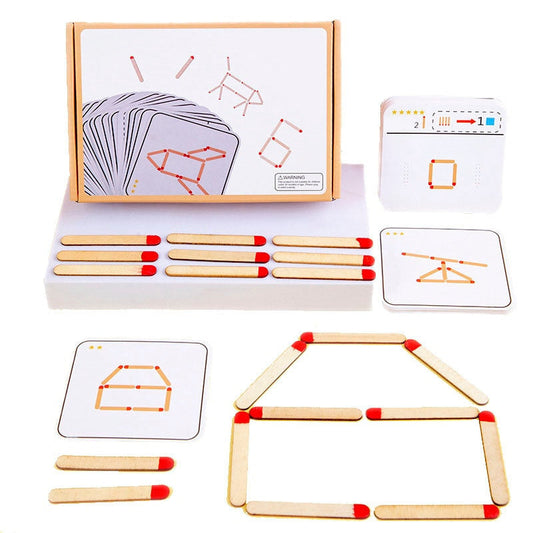 Jeu Allumettes Montessori – Logique – Enfants