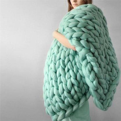 Plaid Grosse Maille Fait Main