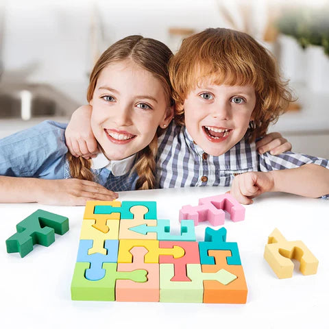 Puzzle Montessori Formes – Encastrable – Logique