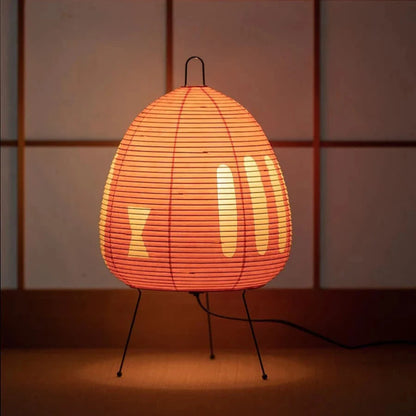 Lampe de Table Japonaise Wabi-Sabi