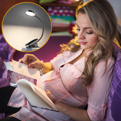 Lampe Lecture LED Rechargeable À Pince