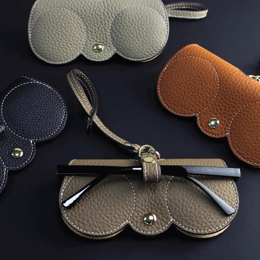 Étui Lunettes Cuir Souple Compact